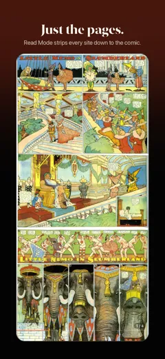 Read Mode: only the comic pages